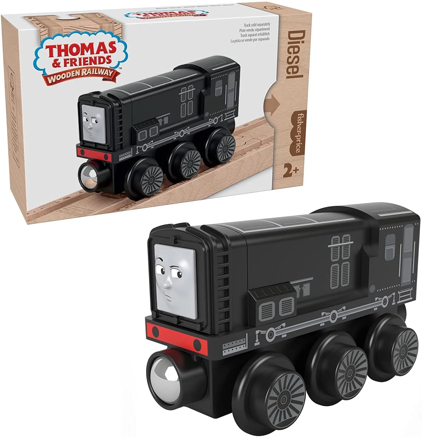 Diesel Wooden Railway Engine – 2022 Mattel Fisher-Price – HBJ84